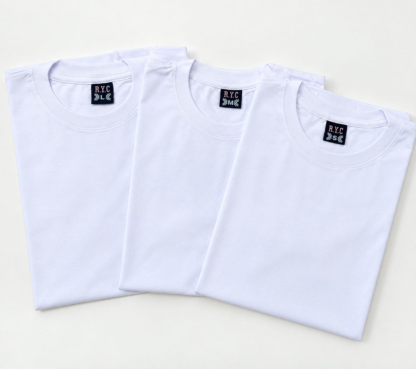 Remera Básica Blanca R.Y.C. Adulto