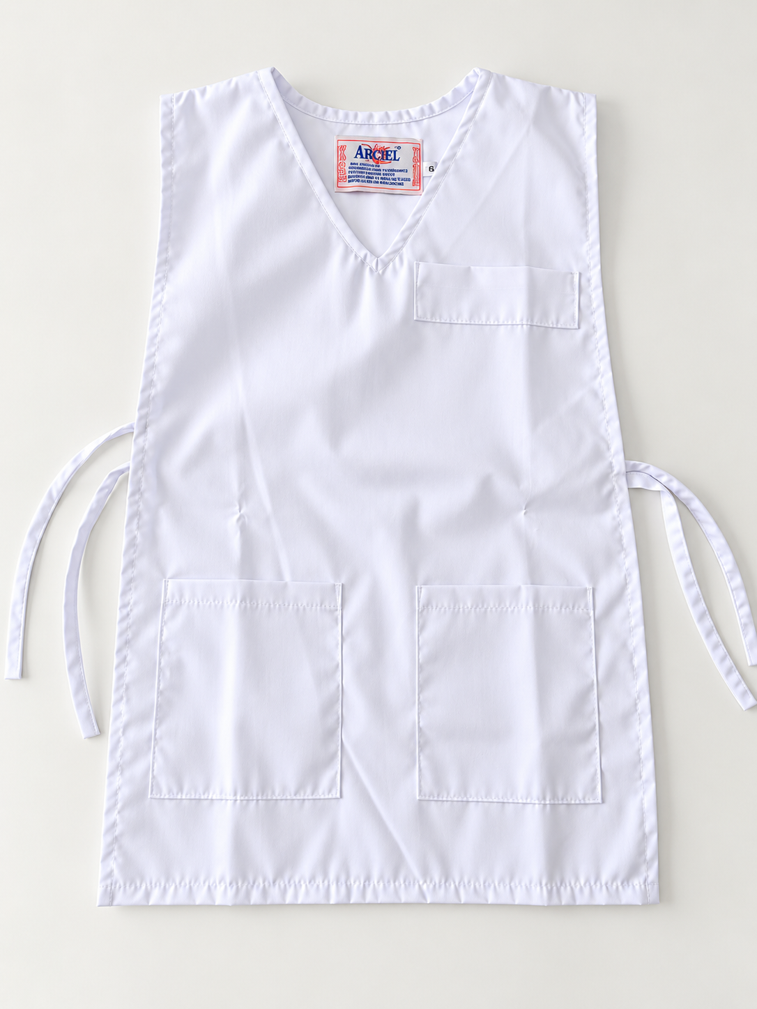 Guardapolvo Poncho Colegial Blanco Económico