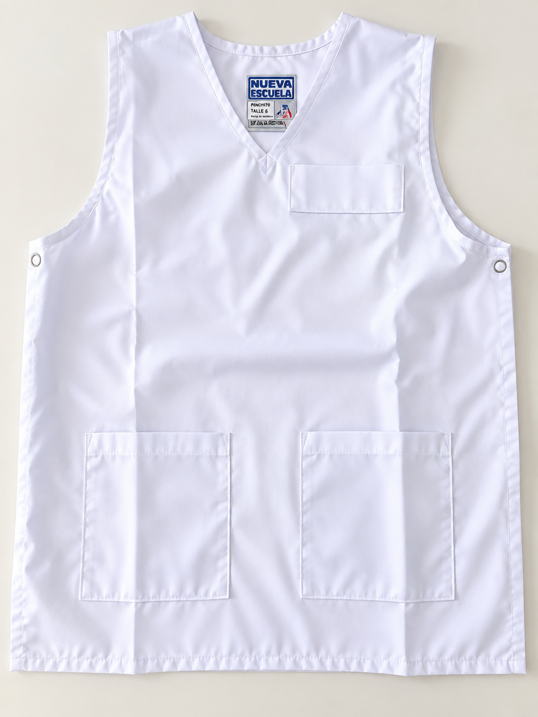 Guardapolvo Poncho Escolar Blanco