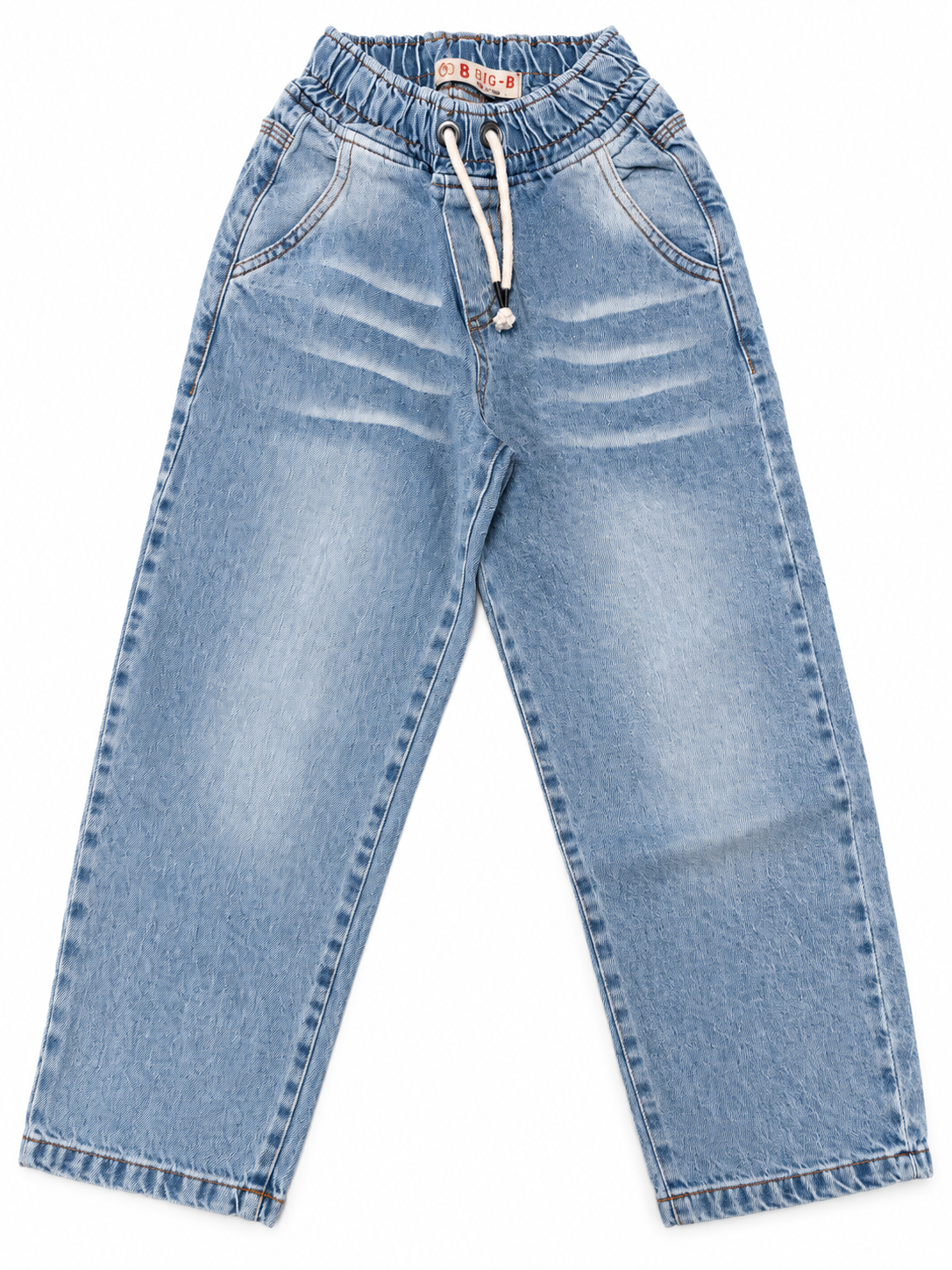 Jean Infantil Azul Claro Cintura Elastizada