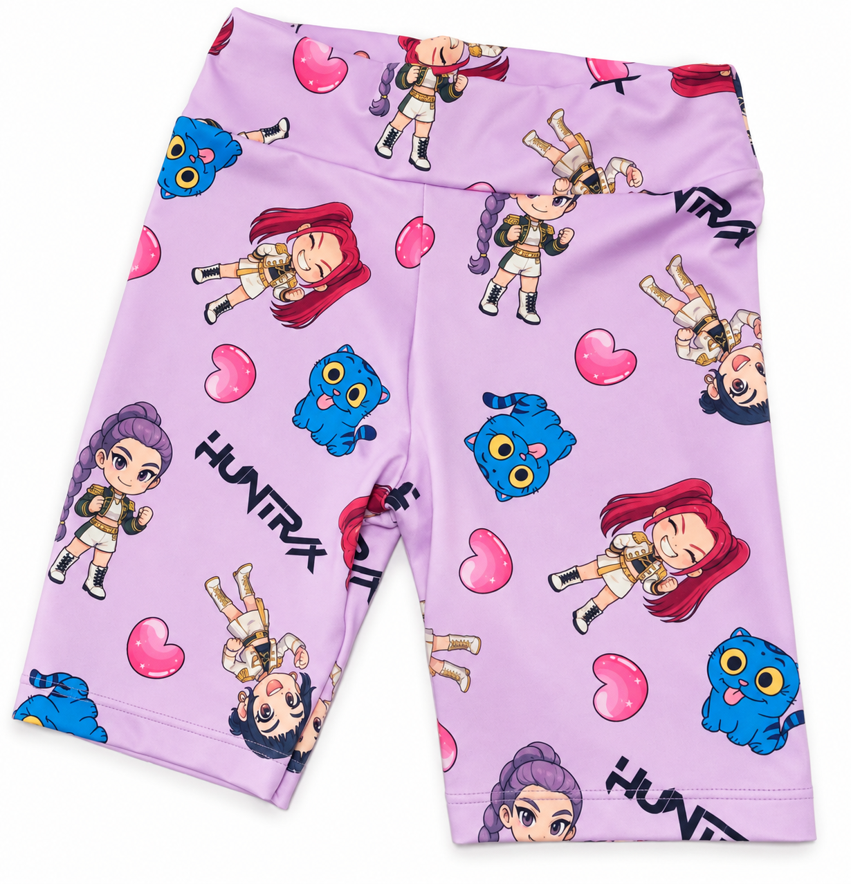 Calza Biker Infantil Estampada Guerreras K-Pop