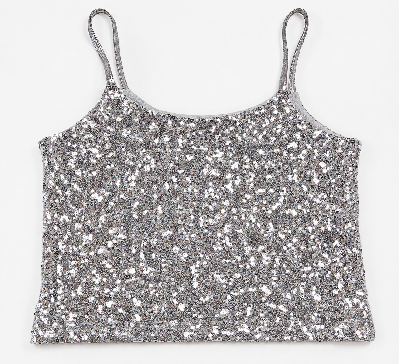 Top de Lentejuelas con Breteles Finos