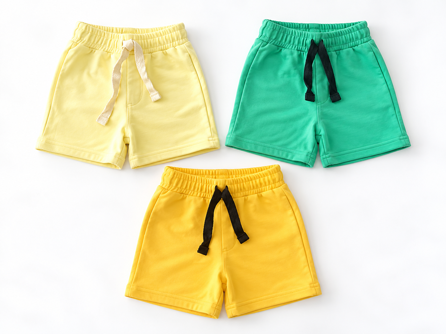 Short Bebé Algodón Rústico – Colores Varios