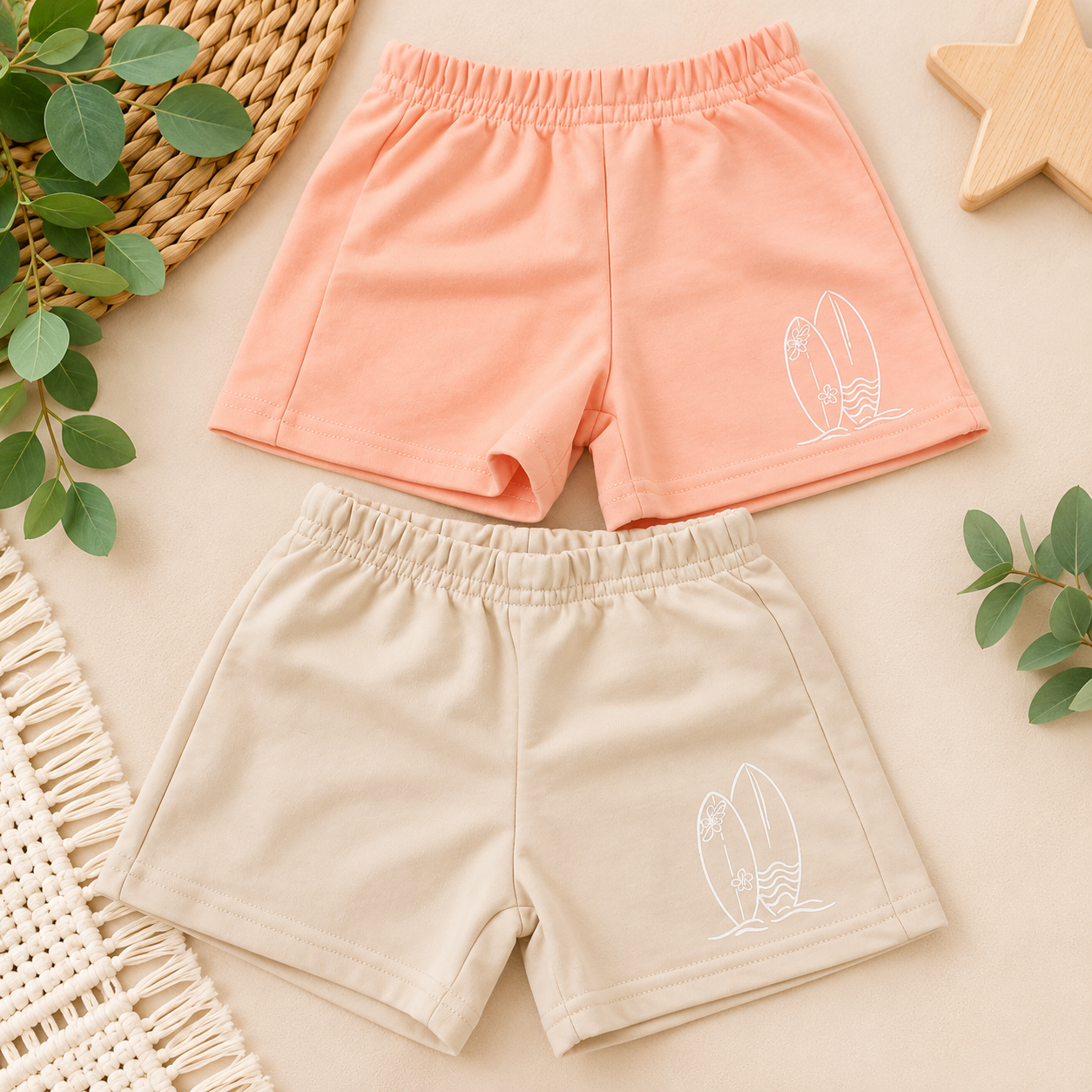 Short Infantil Estampa Surf