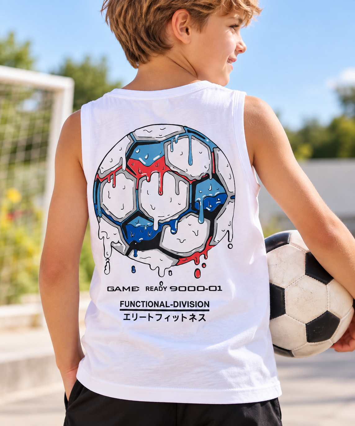 Musculosa Niño Estampada Pelota