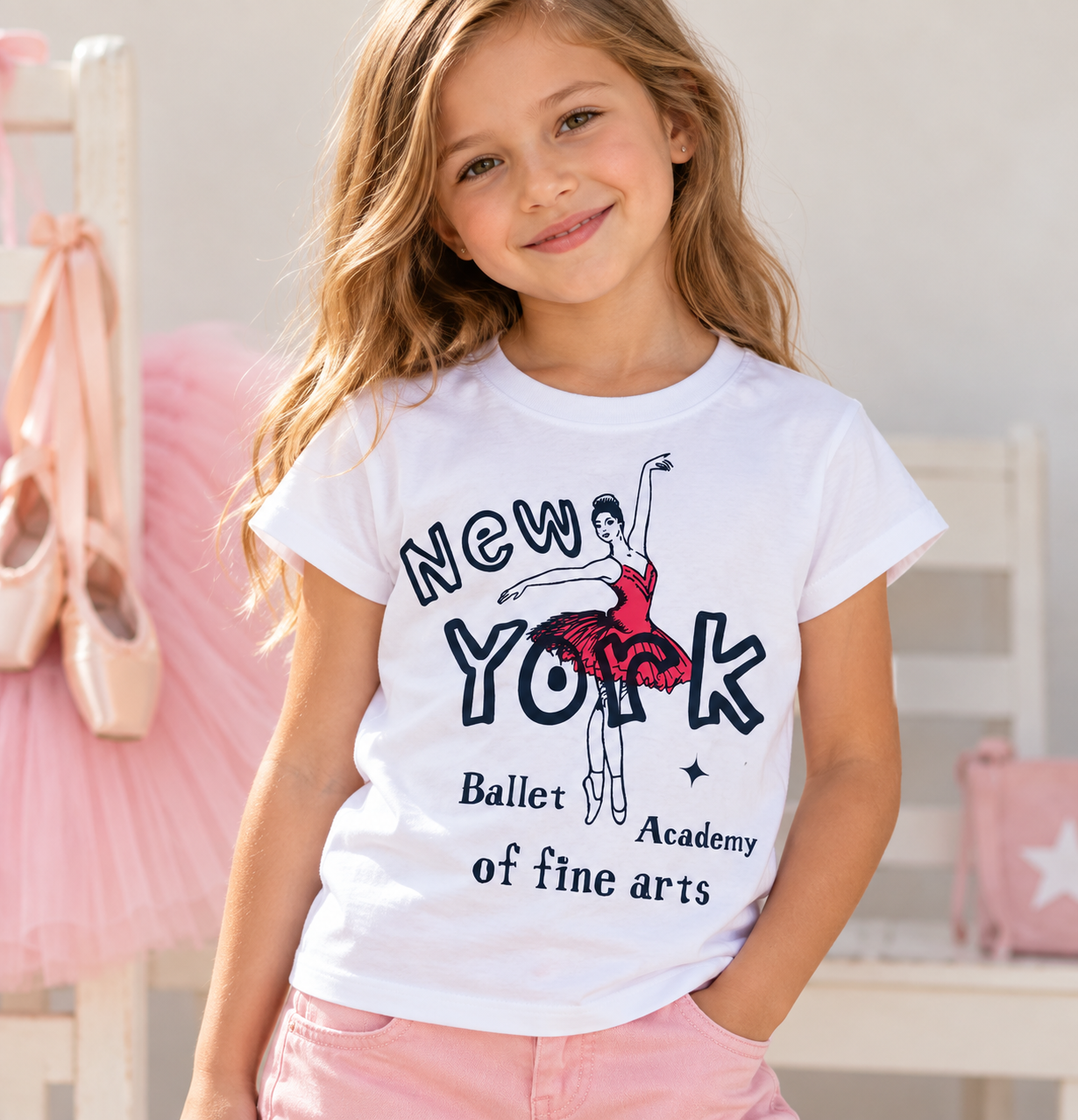 Remera Infantil “New York Ballet”
