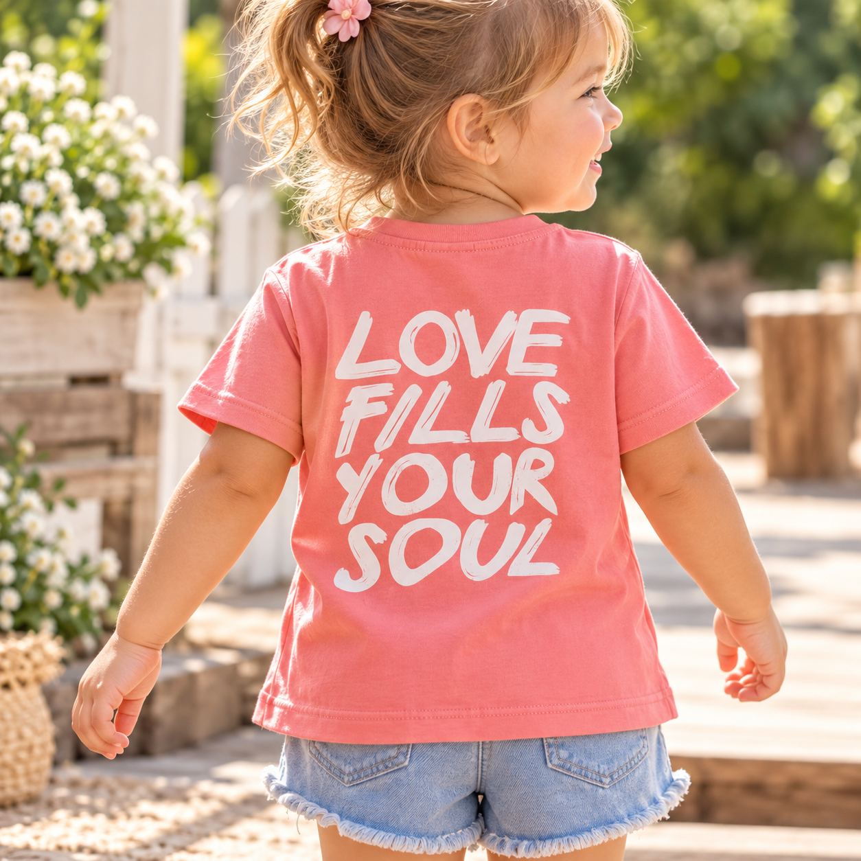 Remera Infantil Love Fills Your Soul